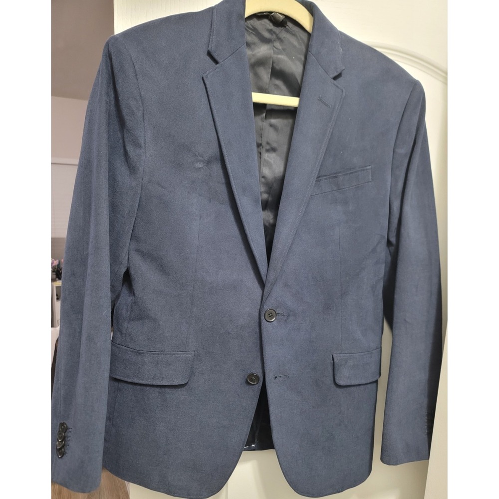 Banana Republic Men's Blue Brushed Cotton 2 Button Blazer Size 38S‎